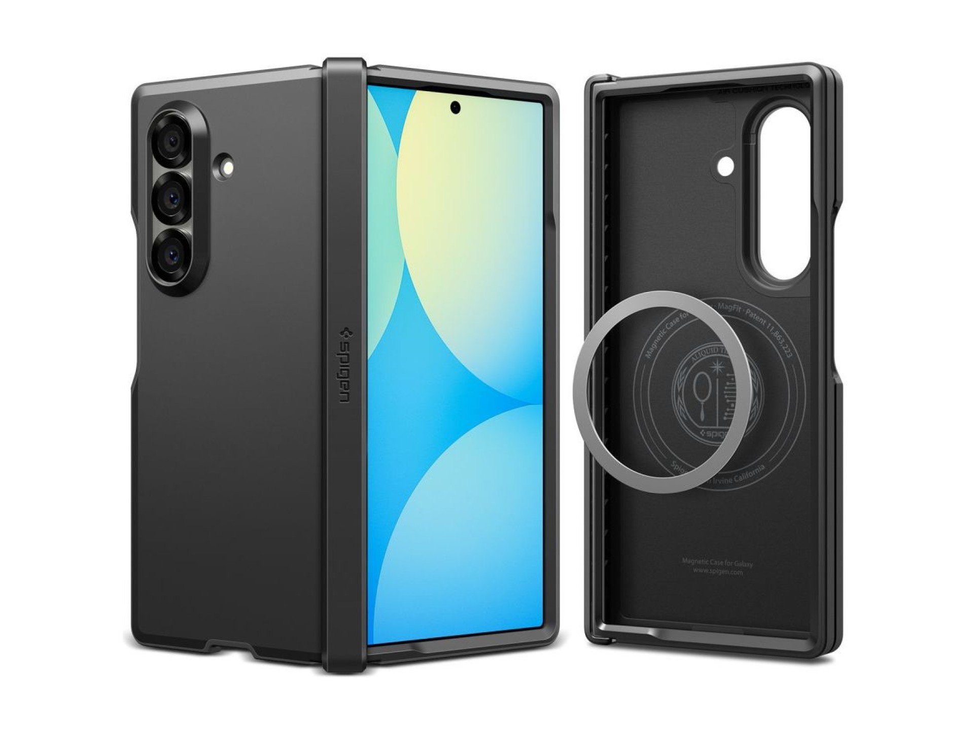 Spigen Tough Armor Pro Mag MagSafe Case for Samsung Galaxy Z Fold 7 - Black