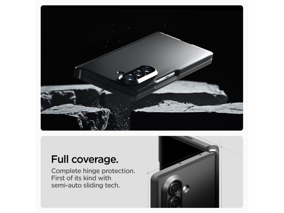 Spigen Tough Armor Pro Mag MagSafe Case for Samsung Galaxy Z Fold 7 - Black