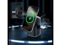 Cargador inalámbrico Spigen Essential EF223MS 3 en 1 QI2 - Negro Cargador inalámbrico Spigen Essential EF223MS 3 en 1 QI2 - Negro