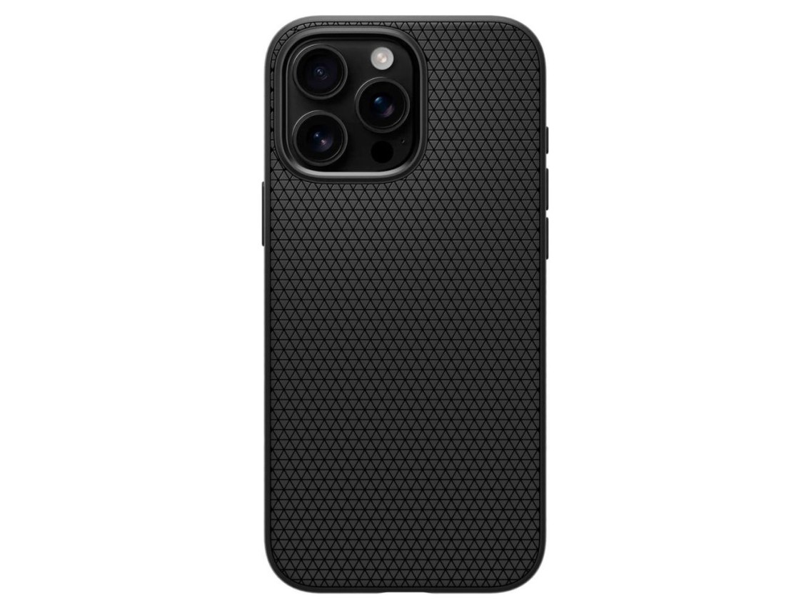 Funda Spigen Liquid Air "T" MagSafe para iPhone 16 Pro - negro mate