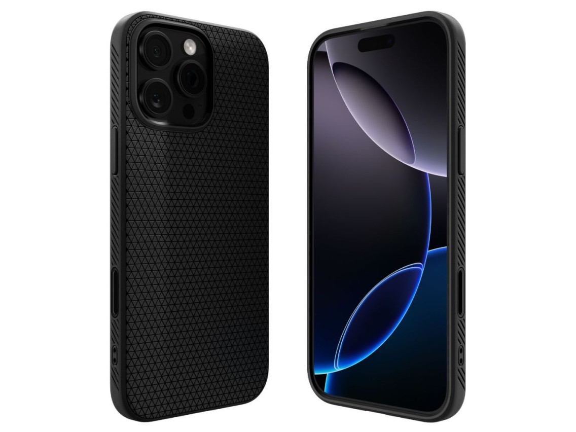 Funda Spigen Liquid Air "T" MagSafe para iPhone 16 Pro - negro mate