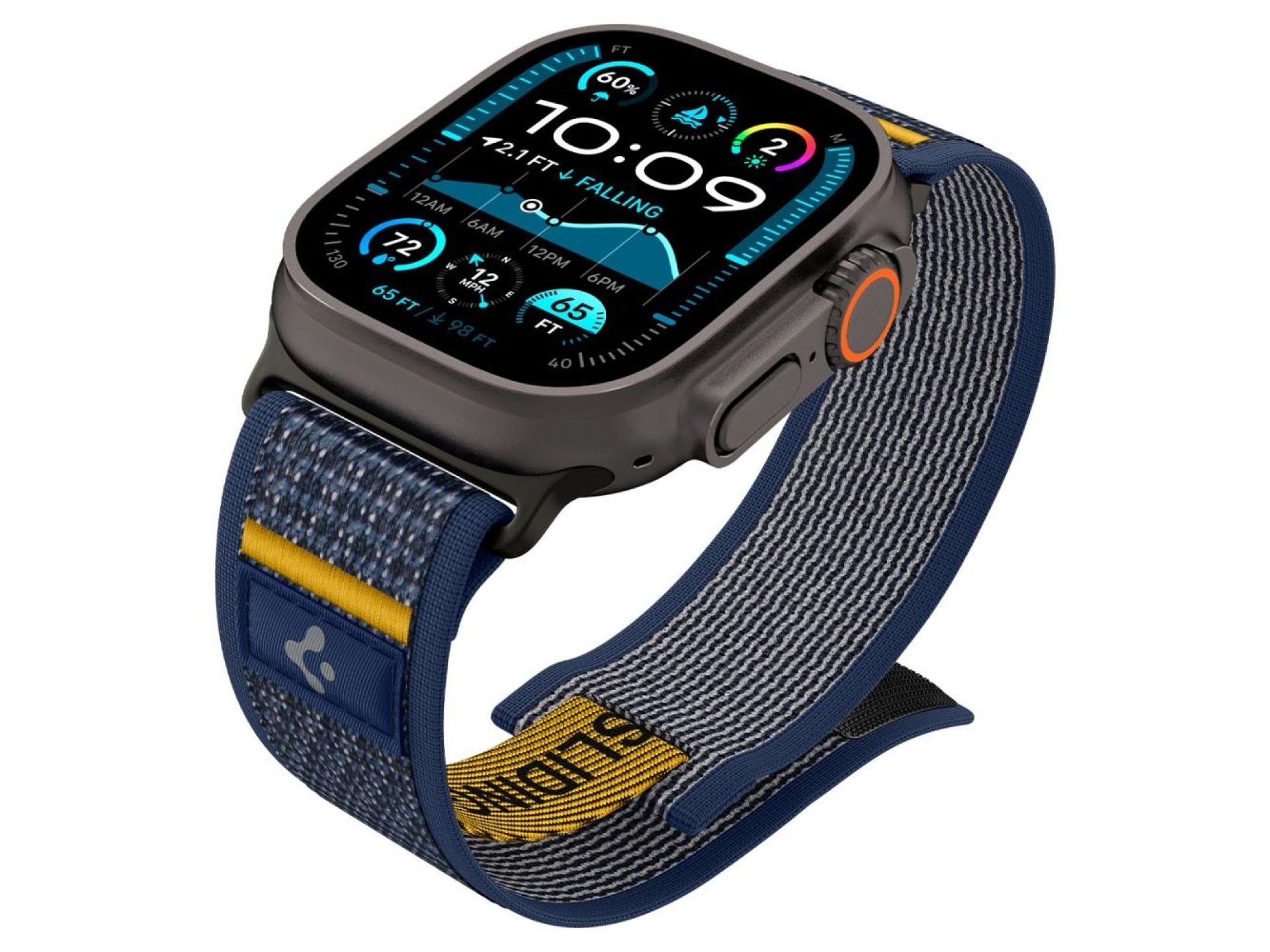 Spigen Athlex Air Strap for Apple Watch 44 / 45 / 46 / 49 mm - Navy Blue