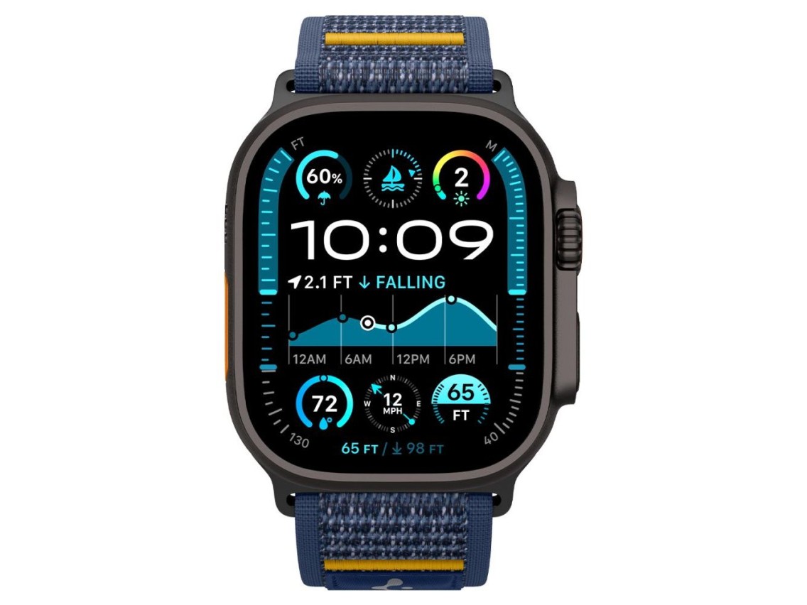 Spigen Athlex Air Strap for Apple Watch 44 / 45 / 46 / 49 mm - Navy Blue