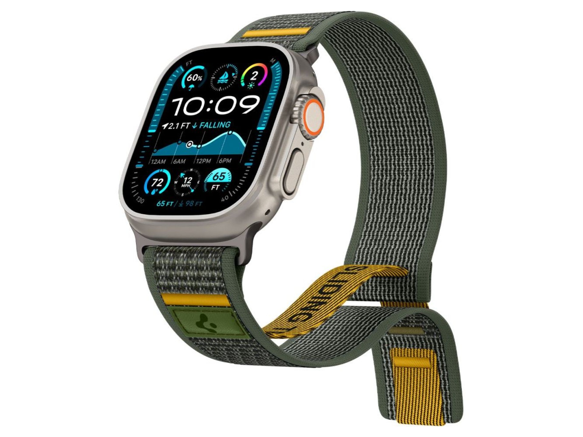 Correa Spigen Athlex Air para Apple Watch de 44/45/46/49 mm - Verde
