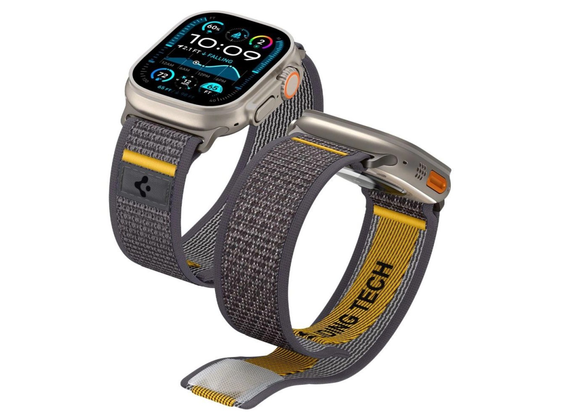 Pulseira Spigen Athlex Air para Apple Watch 44/45/46/49 mm - Cinza