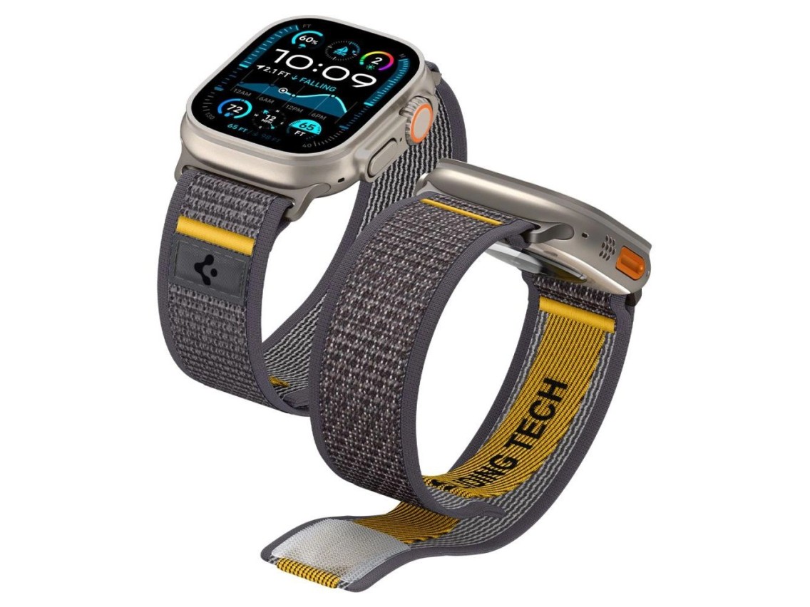 Pulseira Spigen Athlex Air para Apple Watch 44/45/46/49 mm - Cinza