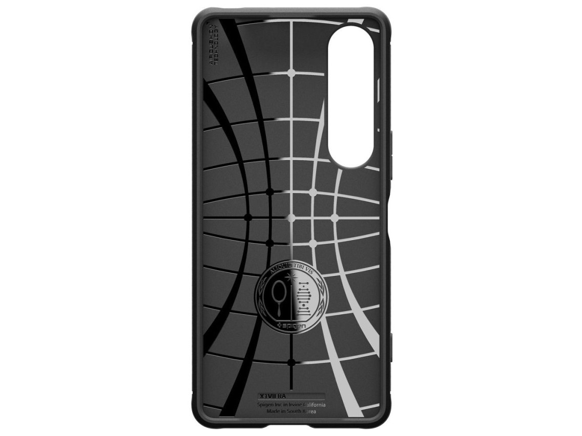Capa Spigen Rugged Armor para Sony Xperia 1 VII - Preto Fosco
