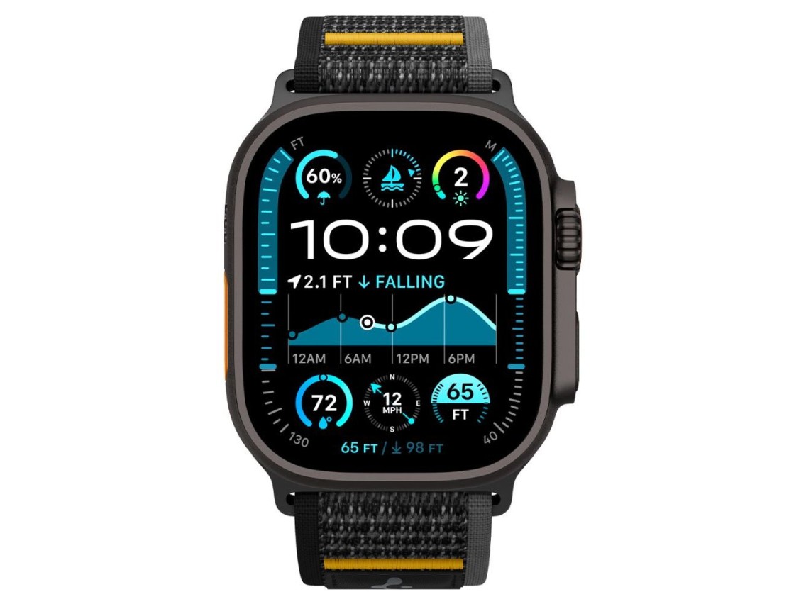 Pulseira Spigen Athlex Air para Apple Watch 44/45/46/49 mm - Preta