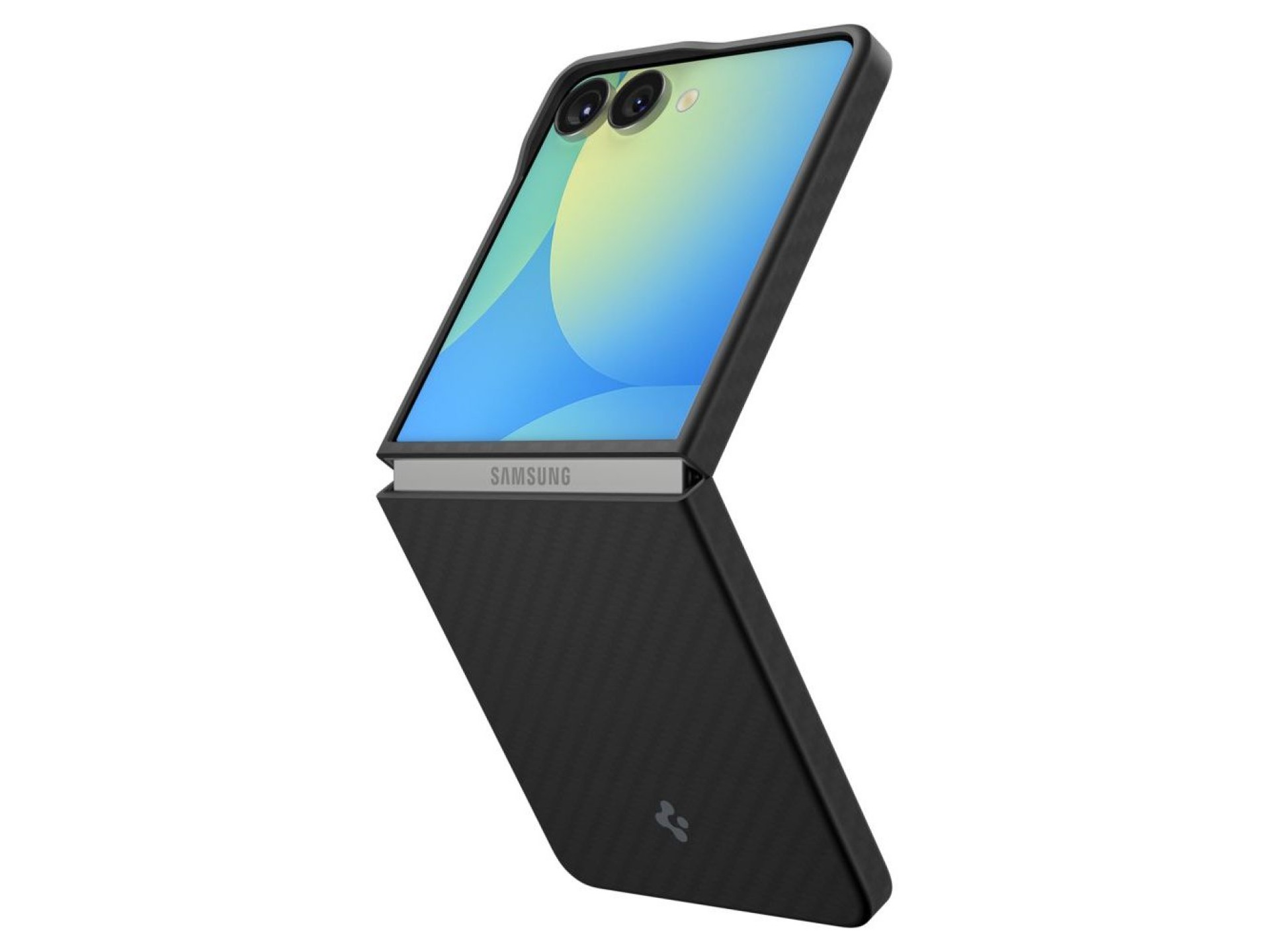 Capa Spigen AirSkin Aramid para Samsung Galaxy Z Flip 7 - Preta