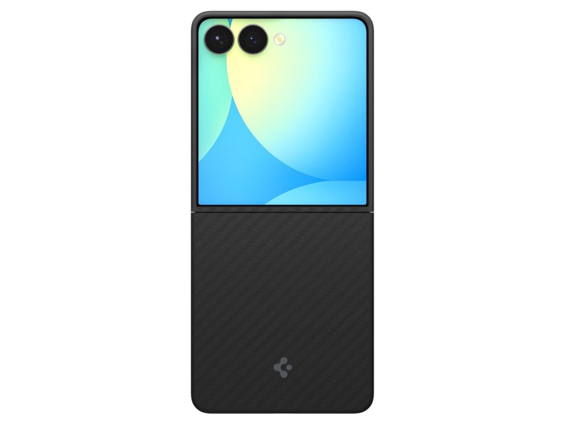Capa Spigen AirSkin Aramid para Samsung Galaxy Z Flip 7 - Preta