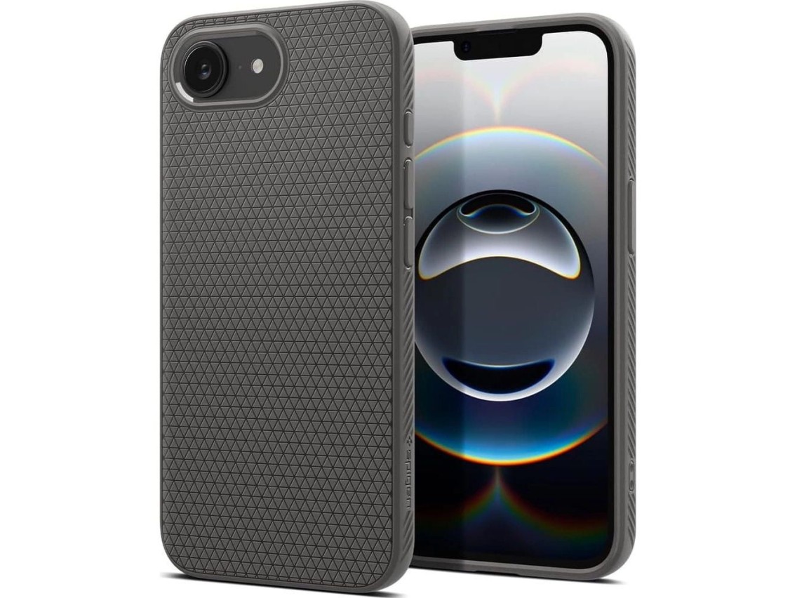 Spigen Liquid Air Case for iPhone 16e / 17e - Gray