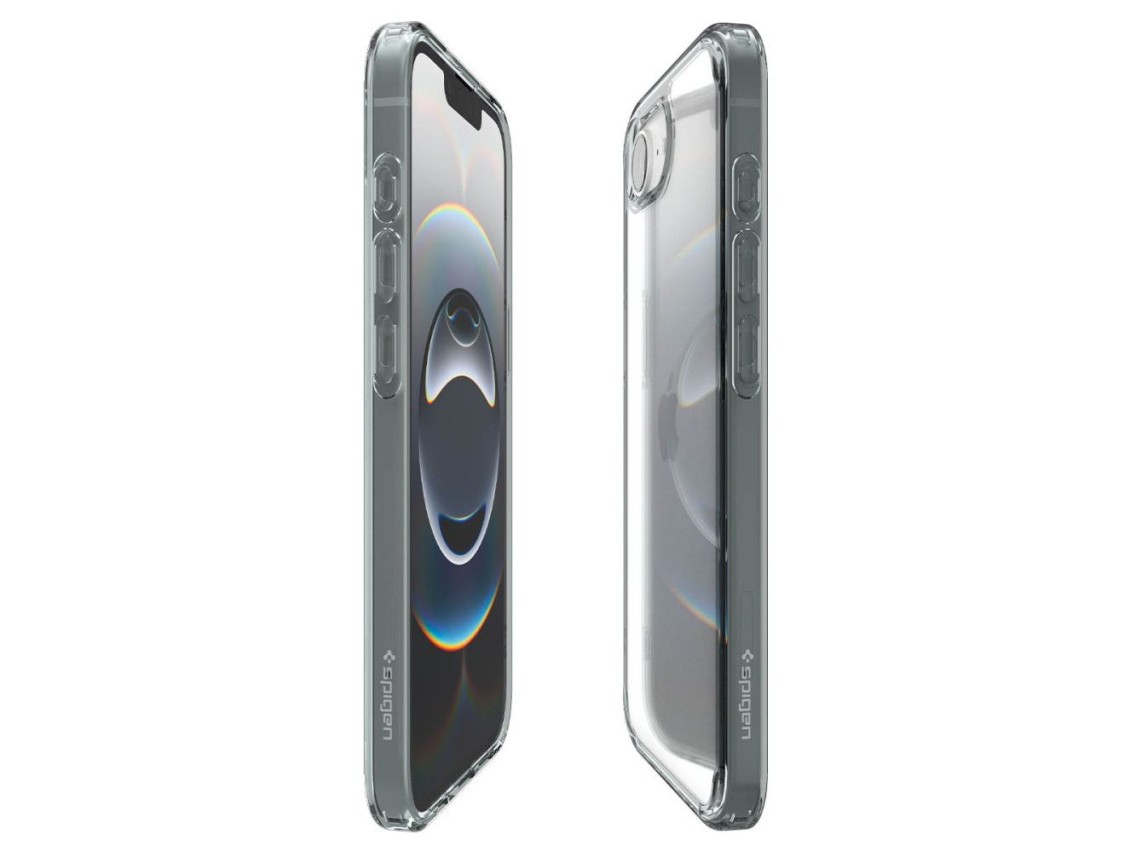 Capa Spigen Ultra Hybrid para iPhone 16e / 17e - Cinza
