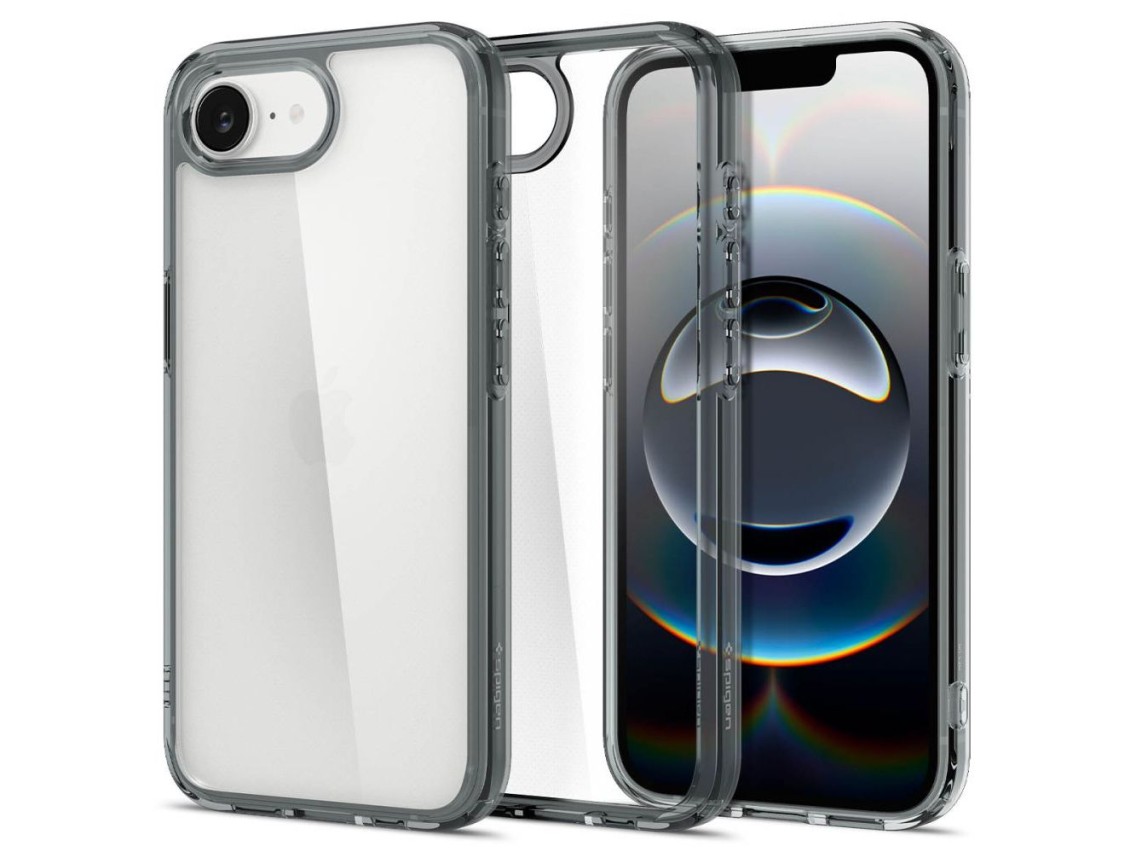 Capa Spigen Ultra Hybrid para iPhone 16e / 17e - Cinza
