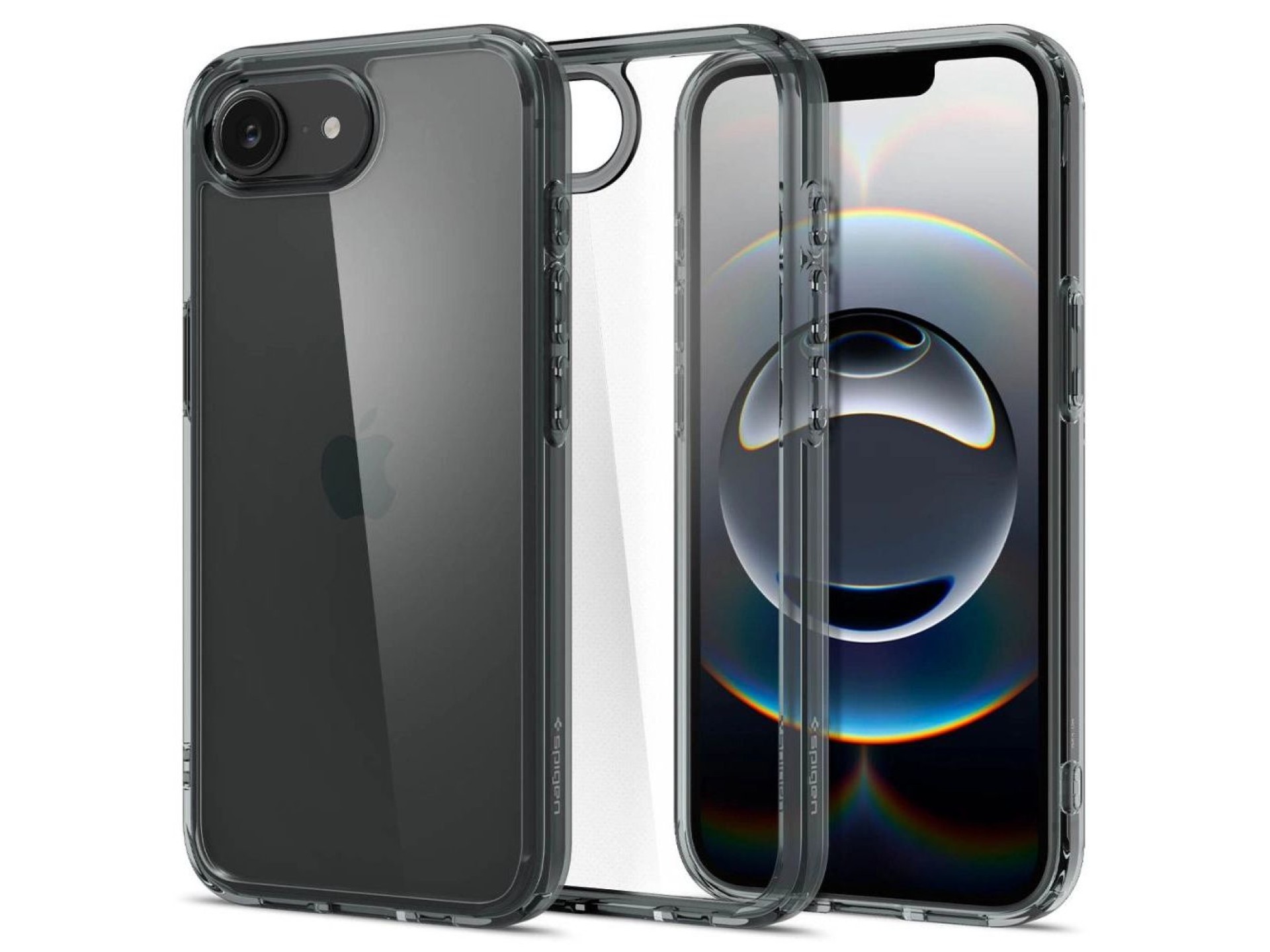 Capa Spigen Ultra Hybrid para iPhone 16e / 17e - Cinza