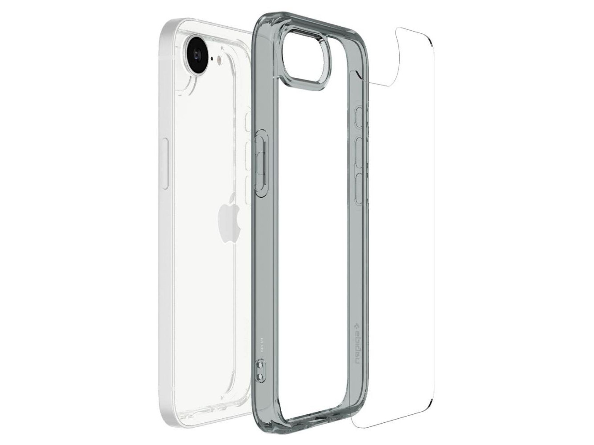 Capa Spigen Ultra Hybrid para iPhone 16e / 17e - Cinza