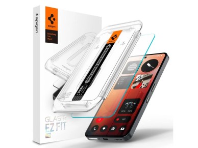 Protector de pantalla de vidrio templado Spigen Glas.tR EZ Fit para iPhone 3A / 3A Pro - Transparent