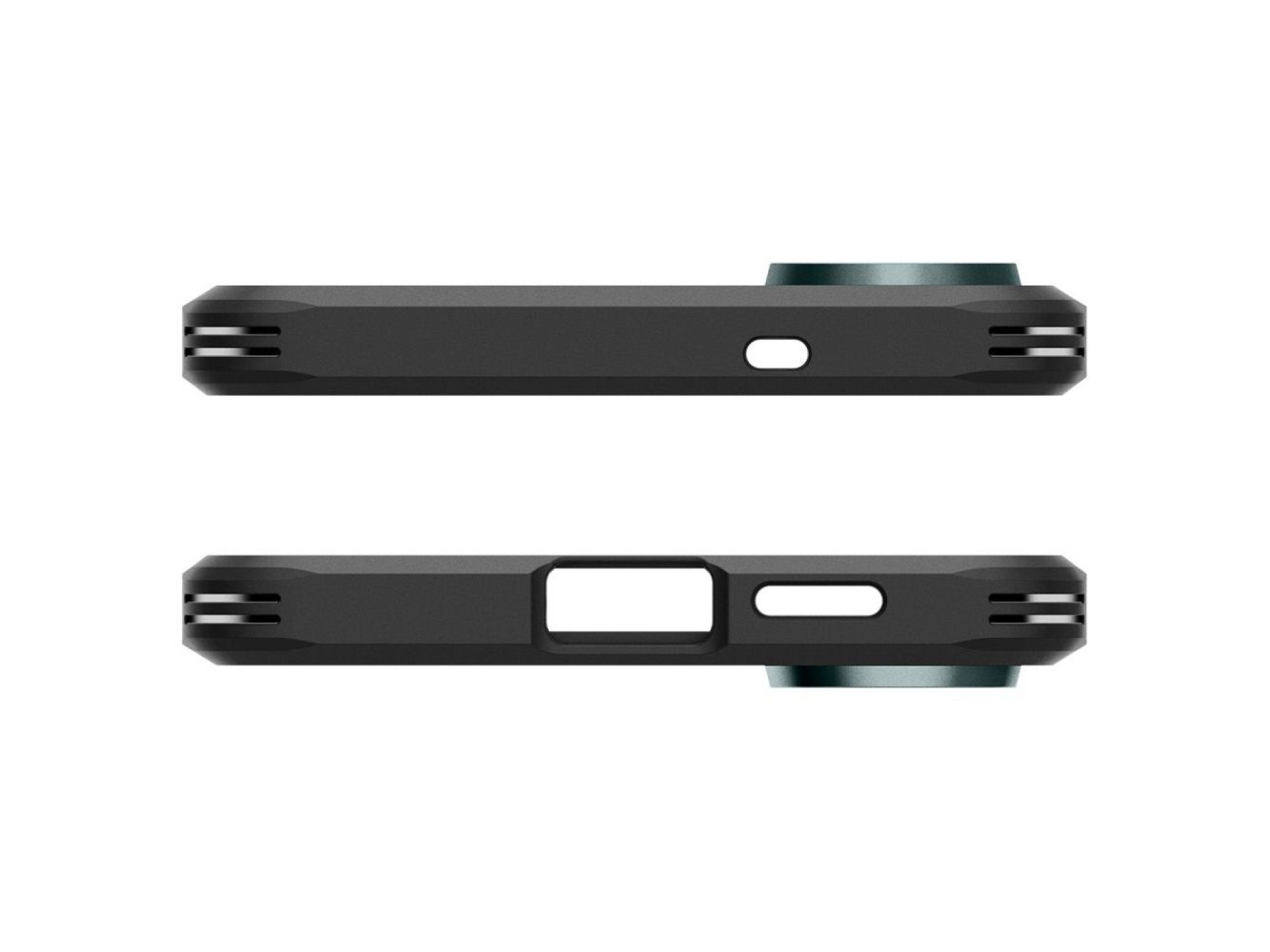 Funda Spigen Tough Armor MagSafe para Samsung Galaxy S25 Edge - Verde/Negro