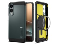 Spigen Tough Armor MagSafe Case for Samsung Galaxy S25 Edge - Green/Black
