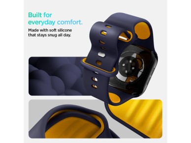 Correa Spigen Nano Pop para Apple Watch de 40/41/42 mm - Azul marino/Naranja