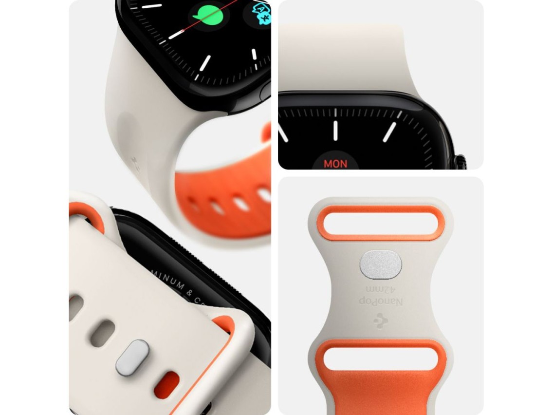 Correa Spigen Nano Pop para Apple Watch de 40/41/42 mm - Beige