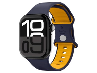 Correa Spigen Nano Pop para Apple Watch de 40/41/42 mm - Azul marino/Naranja