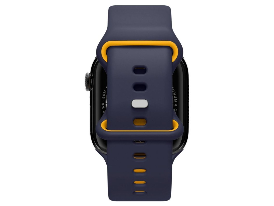 Correa Spigen Nano Pop para Apple Watch de 40/41/42 mm - Azul marino/Naranja