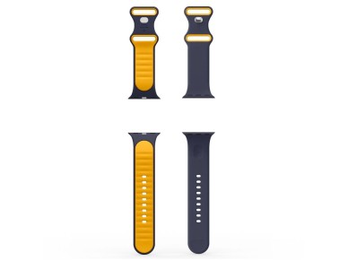 Correa Spigen Nano Pop para Apple Watch de 40/41/42 mm - Azul marino/Naranja