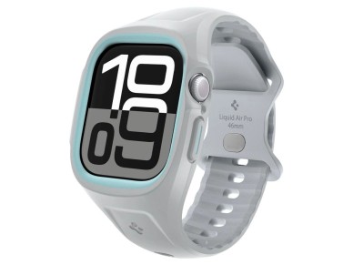Spigen Liquid Air Pro Strap for Apple Watch 10 46mm - Gray Spigen Liquid Air Pro Strap for Apple Watch 10 46mm - Gray