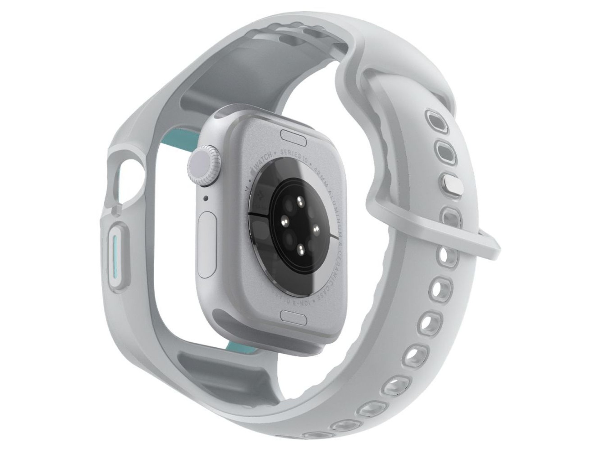 Correa Spigen Liquid Air Pro para Apple Watch 10 de 46 mm - Gris