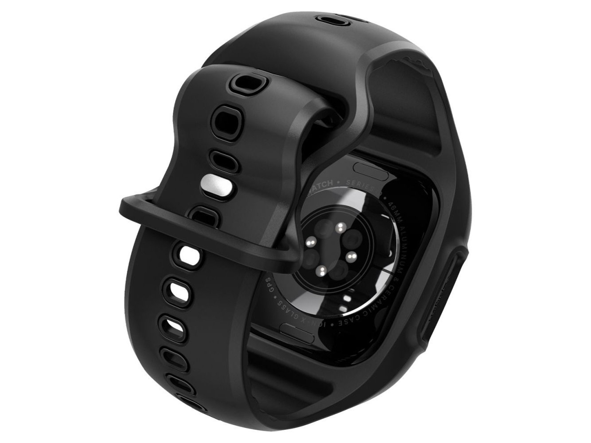 Correa Spigen Liquid Air Pro para Apple Watch de 46 mm - Negro mate