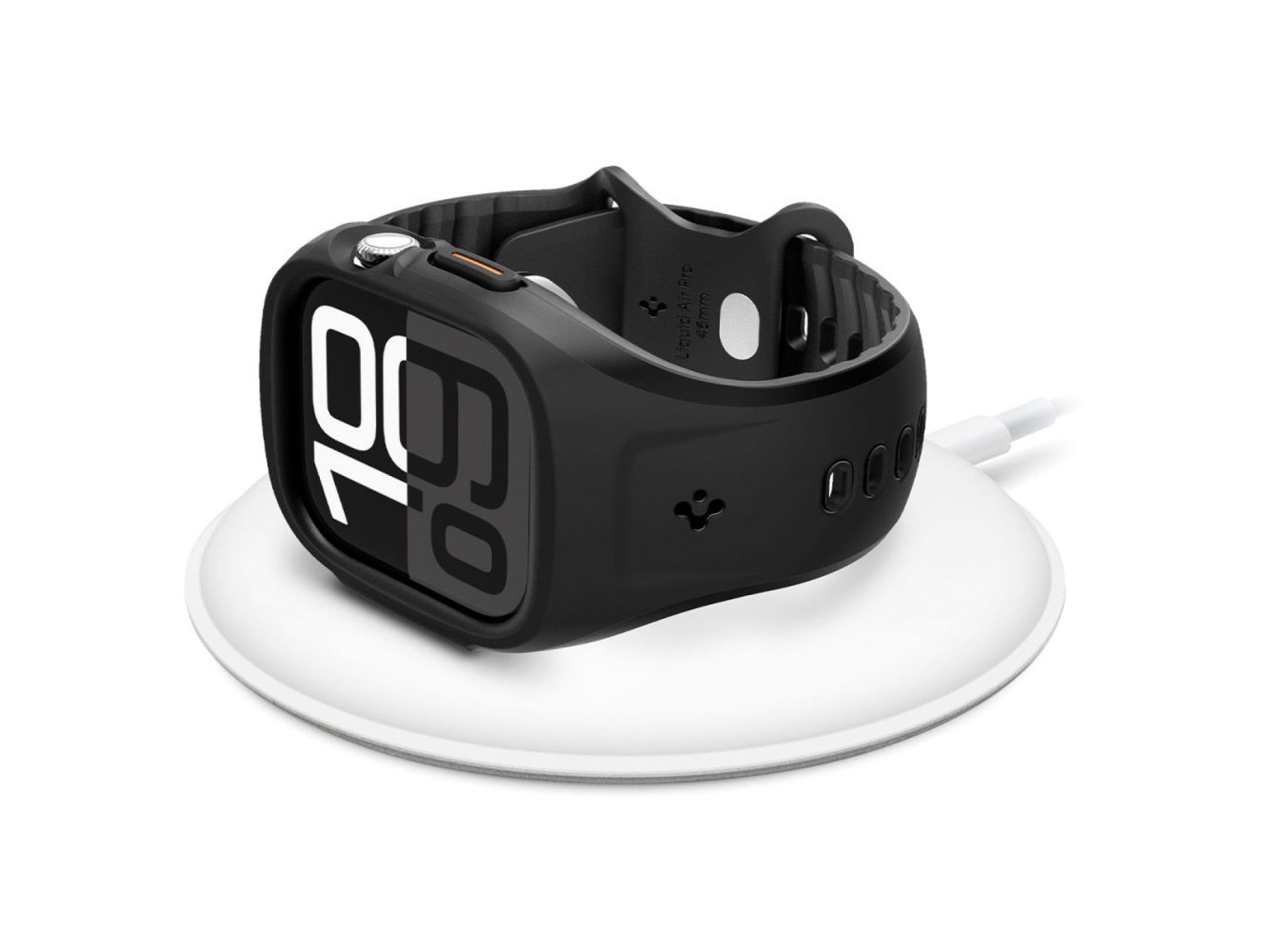 Correa Spigen Liquid Air Pro para Apple Watch de 46 mm - Negro mate