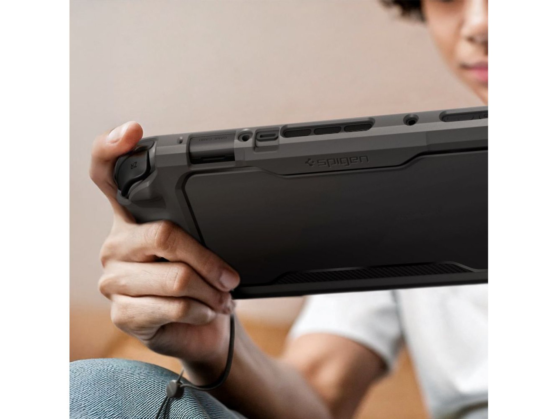 Spigen Rugged Armor Case for Nintendo Switch 2 - Matte Black