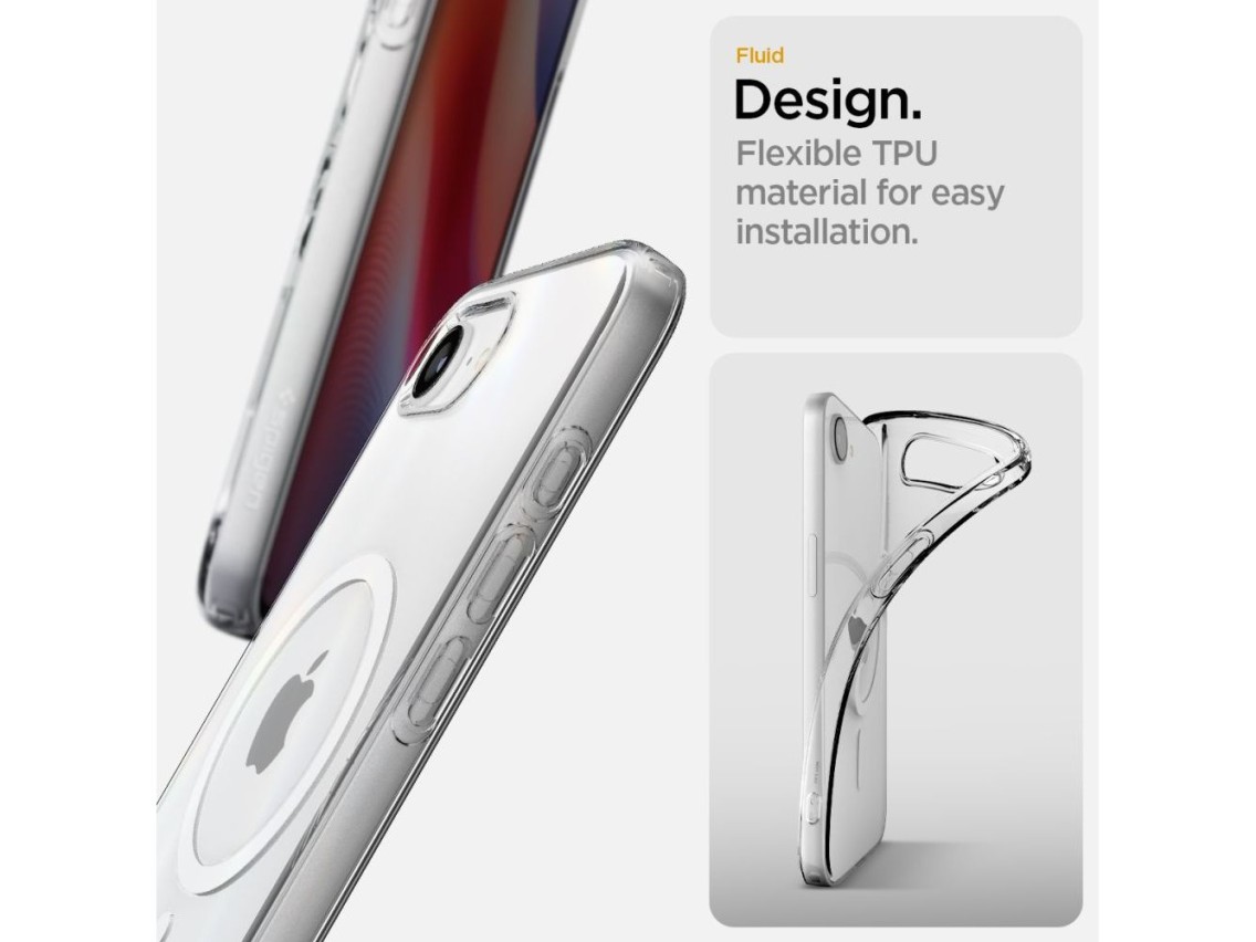Capa Spigen Liquid Crystal MagMagSafe para iPhone 16e/17e - Transparente