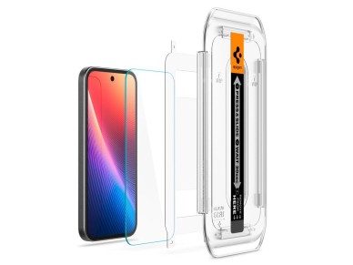 Paquete de 2 protectores de pantalla de vidrio templado Spigen Glas.TR "Ez Fit" para Google Pixel 9A