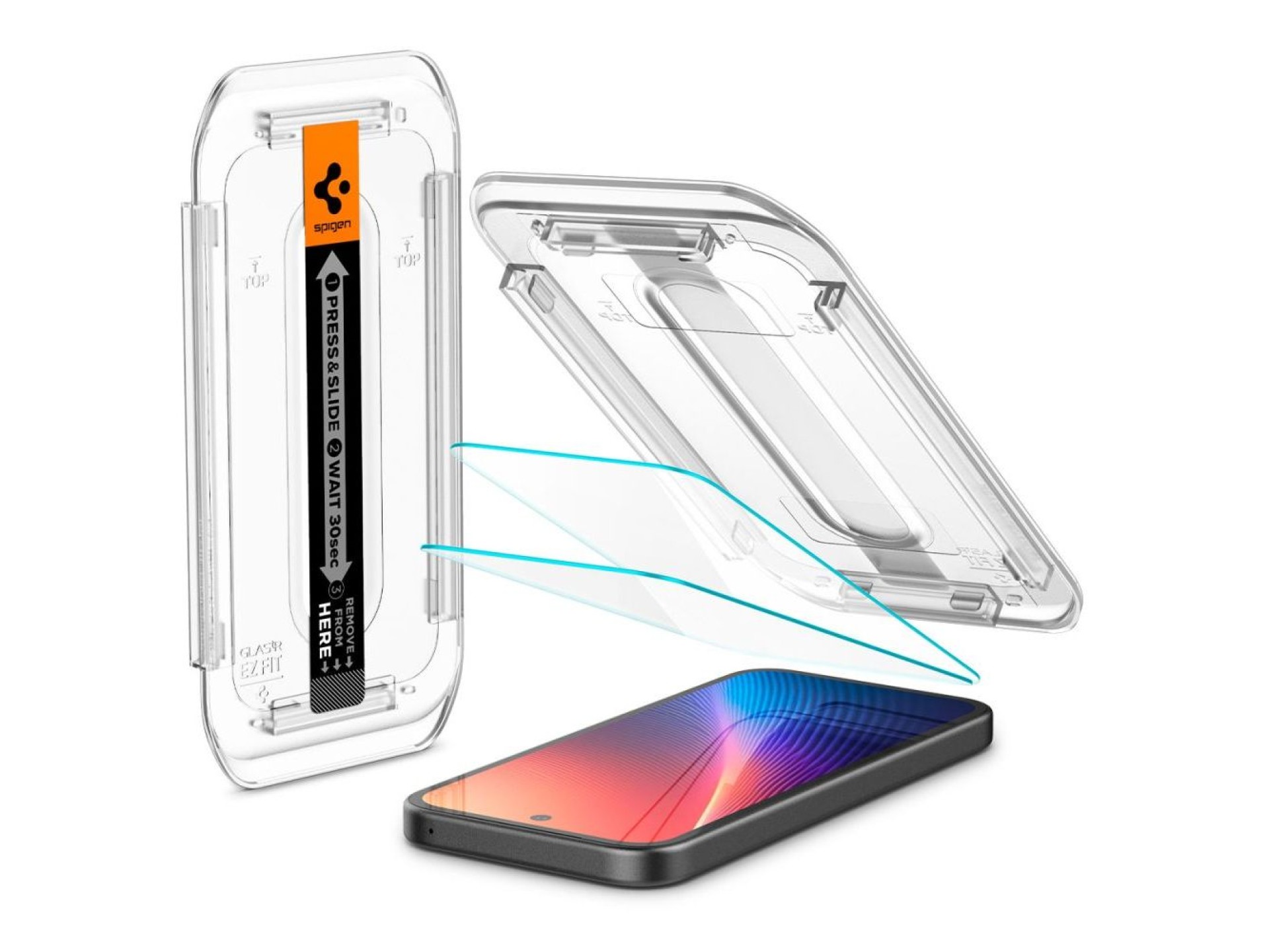 Paquete de 2 protectores de pantalla de vidrio templado Spigen Glas.TR