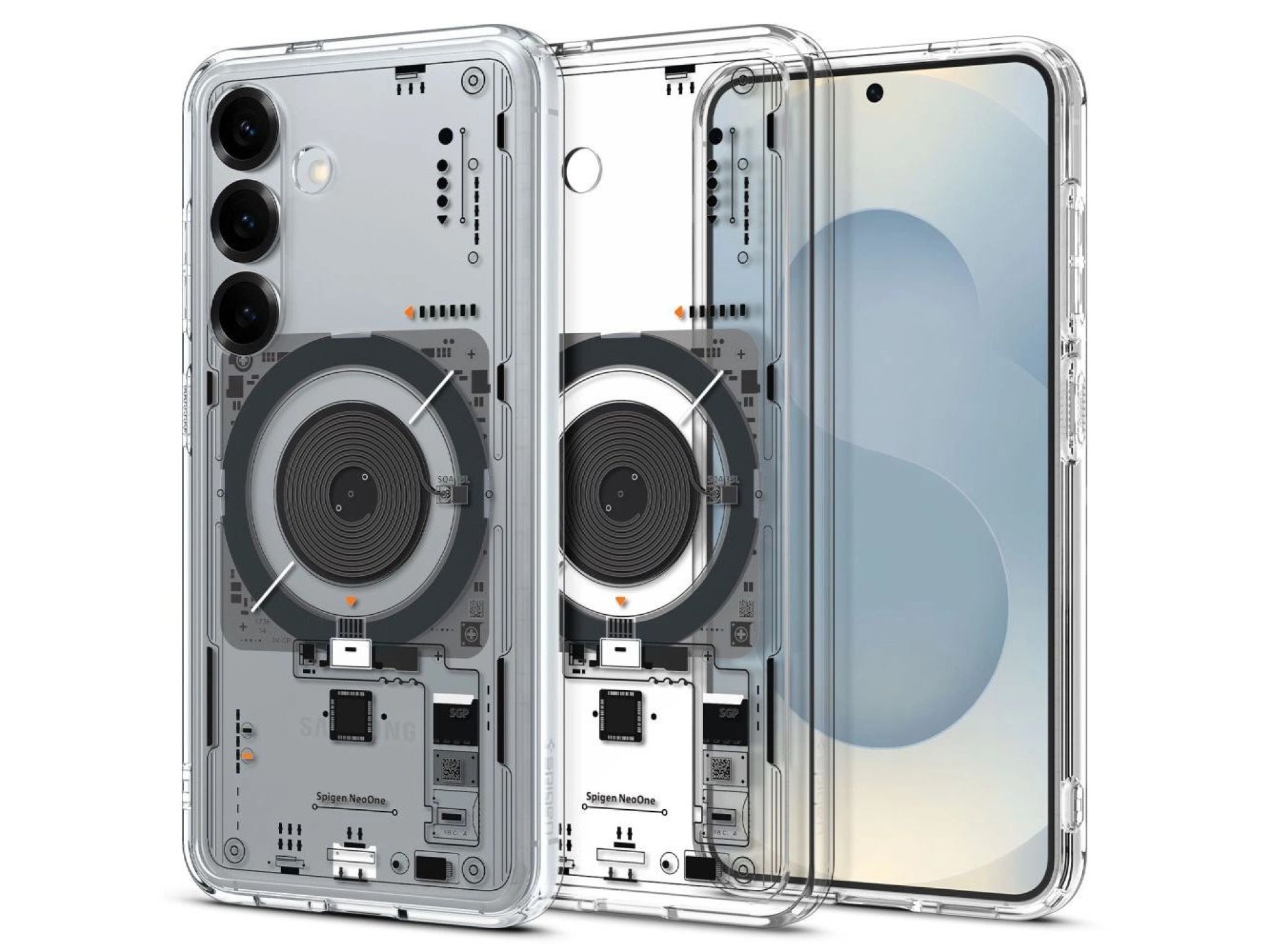 Capa Spigen Ultra Hybrid Mag para Samsung Galaxy S25 Neo One - Transparente