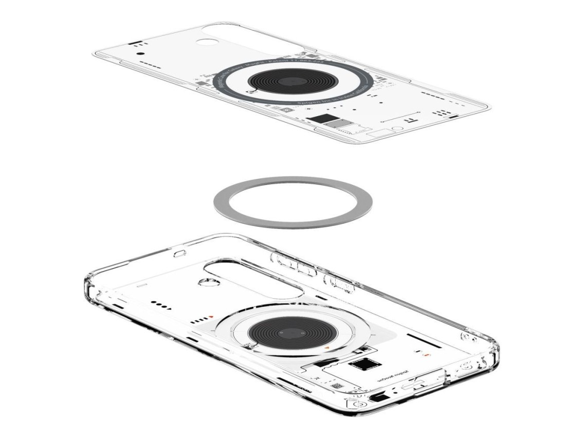 Capa Spigen Ultra Hybrid Mag para Samsung Galaxy S25 Neo One - Transparente