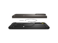 Funda Spigen Tough Armor MagSafe para Samsung Galaxy S25 Edge - Gris/Negro