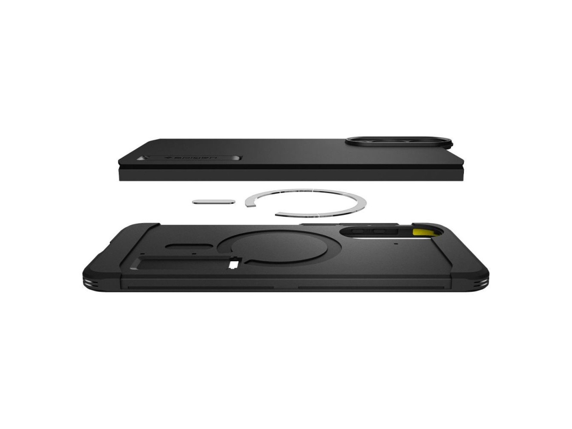 Funda Spigen Tough Armor MagSafe para Samsung Galaxy S25 Edge - negra
