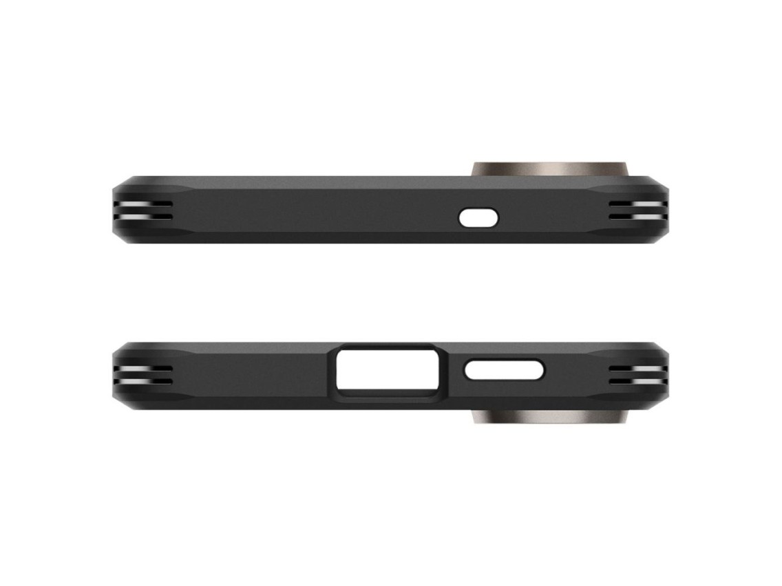 Funda Spigen Tough Armor MagSafe para Samsung Galaxy S25 Edge - Gris/Negro
