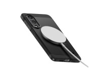 Funda Spigen Tough Armor MagSafe para Samsung Galaxy S25 Edge - negra