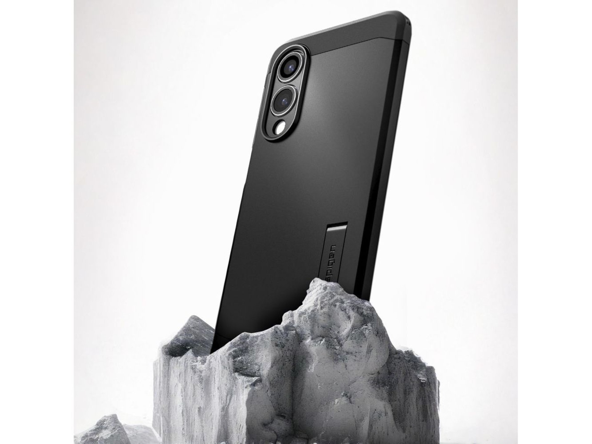 Funda Spigen Tough Armor MagSafe para Samsung Galaxy S25 Edge - negra