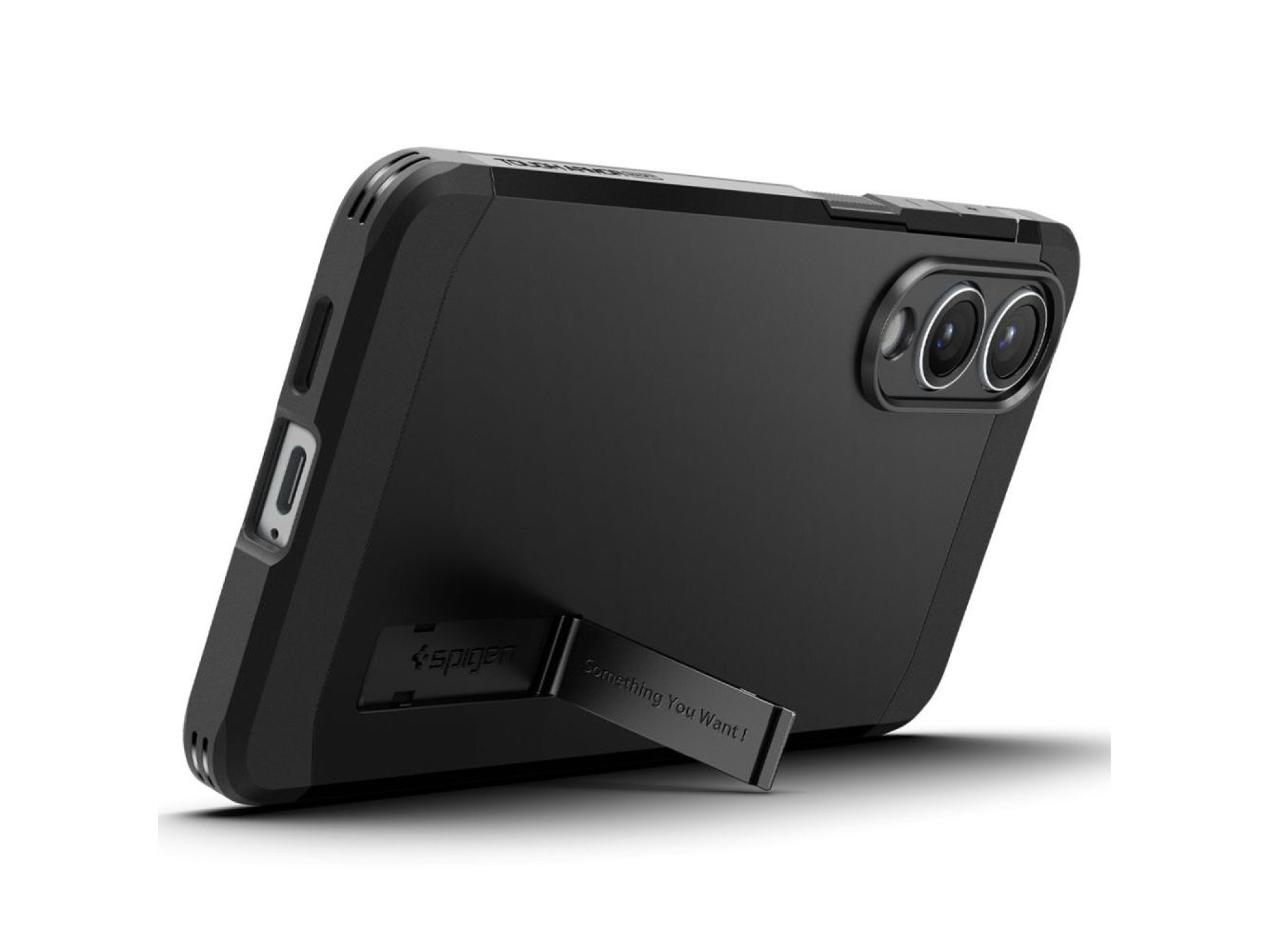 Funda Spigen Tough Armor MagSafe para Samsung Galaxy S25 Edge - negra