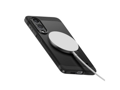 Funda Spigen Tough Armor MagSafe para Samsung Galaxy S25 Edge - negra