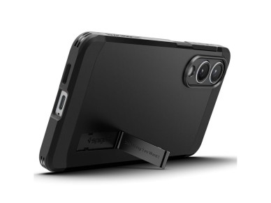 Funda Spigen Tough Armor MagSafe para Samsung Galaxy S25 Edge - negra