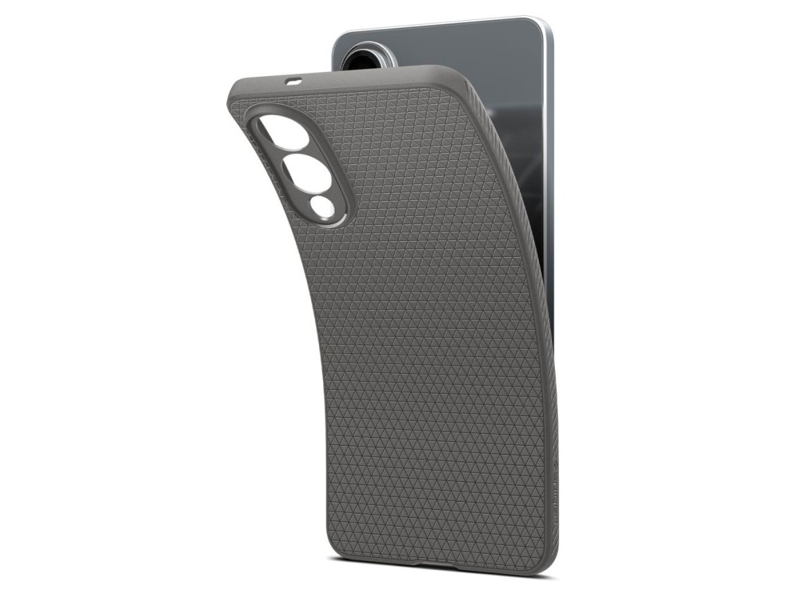 Capa Spigen Liquid Air para Samsung Galaxy S25 Edge - Cinza