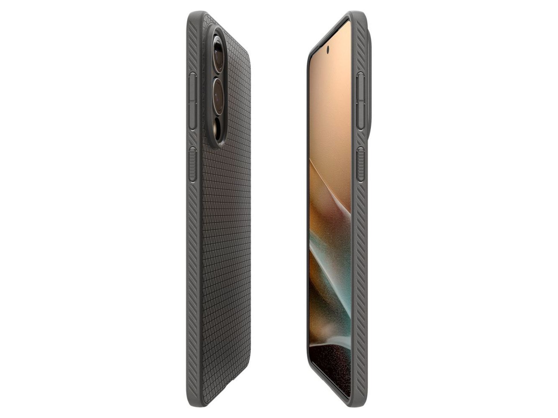 Capa Spigen Liquid Air para Samsung Galaxy S25 Edge - Cinza