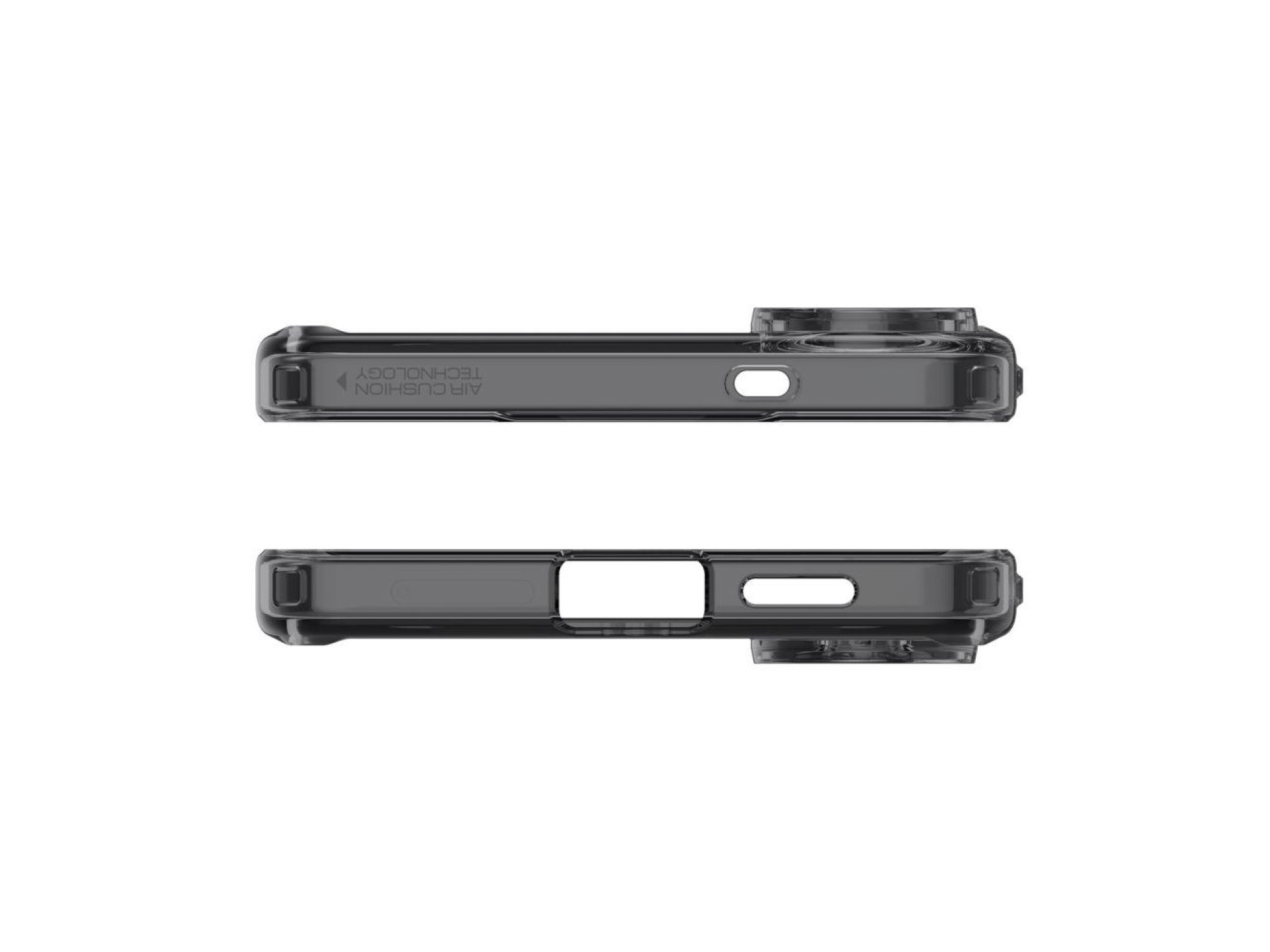Funda Spigen Ultra Hybrid Mag Case con MagSafe para Samsung Galaxy S25 Edge - Negro translúcido