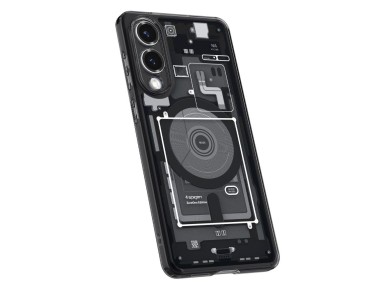 Spigen Ultra Hybrid Mag Case with MagSafe for Samsung Galaxy S25 Edge with Print - Black