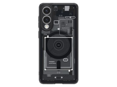 Spigen Ultra Hybrid Mag Case with MagSafe for Samsung Galaxy S25 Edge with Print - Black